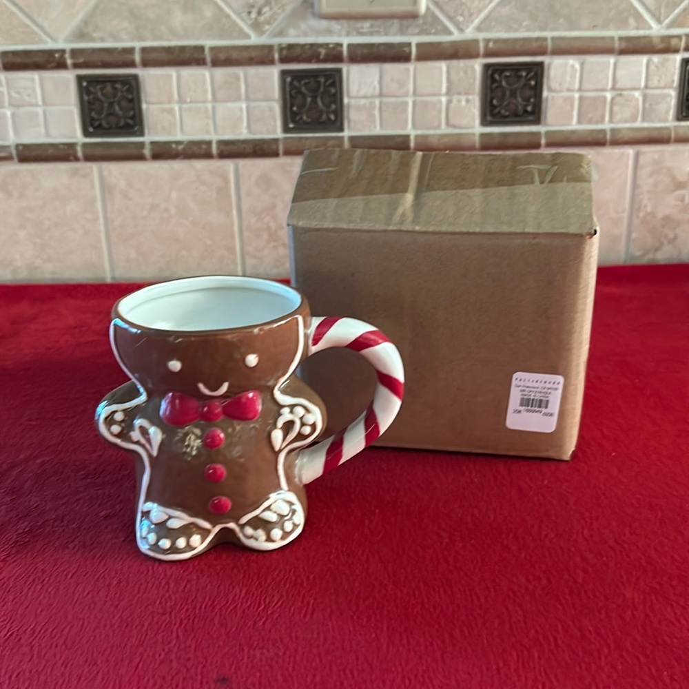Pottery Barn Mr. Spice Mug NIB